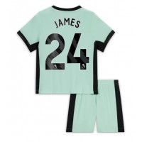 Dres Chelsea Reece James #24 Tretina pre deti 2023-24 Krátky Rukáv (+ trenírky)